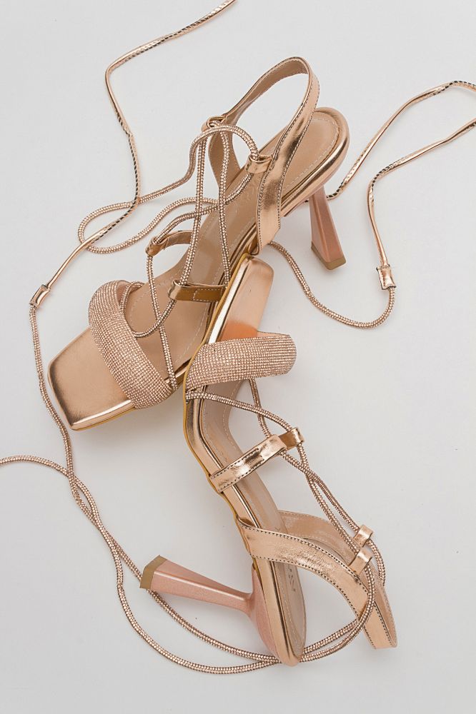 kadin-tasli-topuklu-ayakkabi-ROSE METALIK-YKL232622-0062105_0